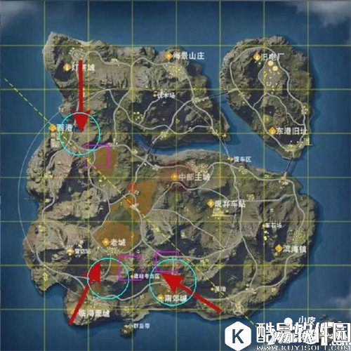 荒野行动直升机航线路径分析 离吃鸡更近一步