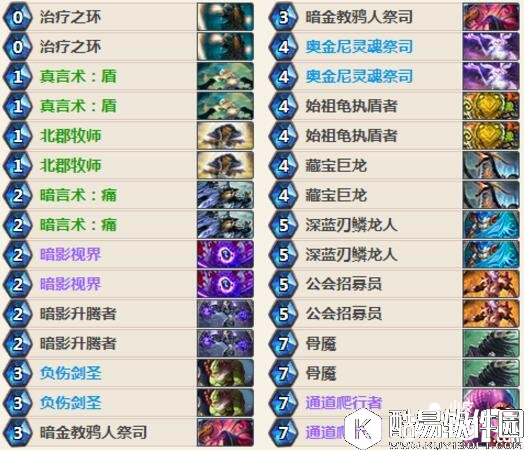 炉石传说招募员快攻牧卡组 炉石传说狗头人牧师卡组