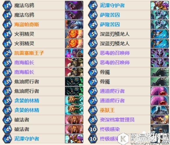 炉石传说恶毒德卡组 炉石传说狗头人德鲁伊卡组
