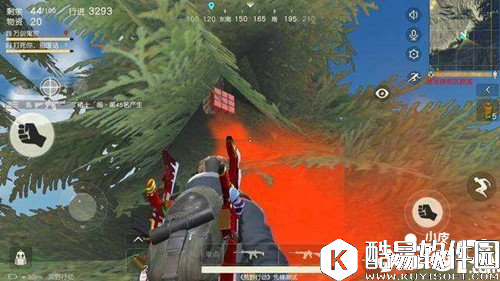 荒野行动空投落到树上怎么捡 捡高处空投方法