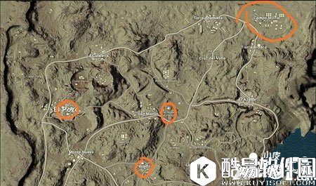 绝地求生刺激战场沙漠地图跳伞位置怎么选择 跳伞位置推荐