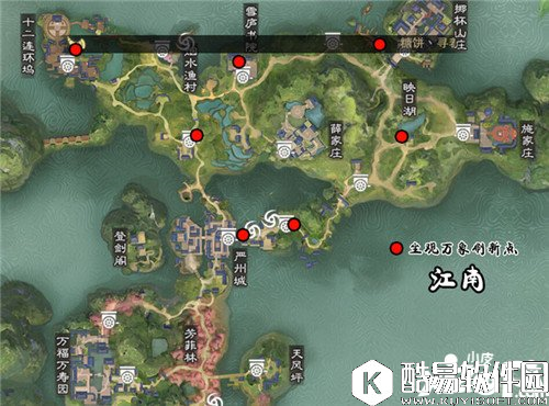 楚留香坐观万象坐标大全 坐观万象地点汇总