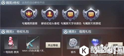 荒野行动精英系统详解 精英系统特权礼包有哪些