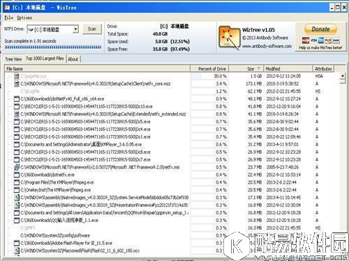 WizTree中文版V3.1.8.0官方版