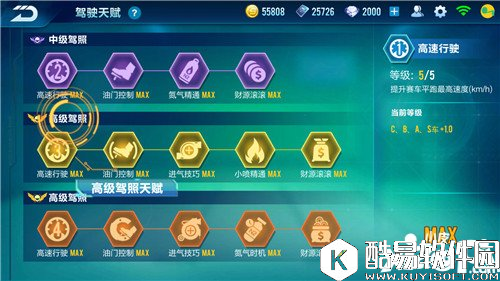 QQ飞车驾驶天赋介绍 QQ飞车驾驶天赋加点