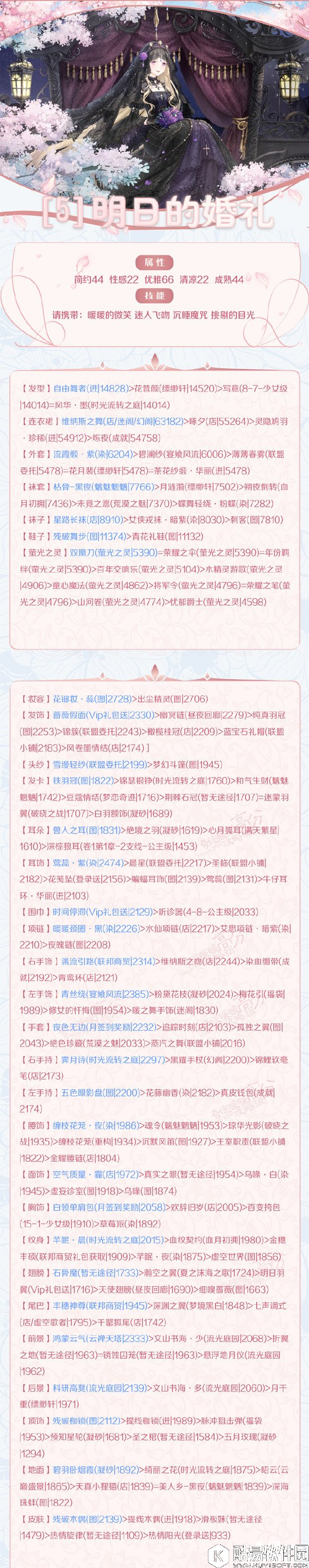 奇迹暖暖梦恋奇迹第五期攻略 第五关明日的婚礼高分心得